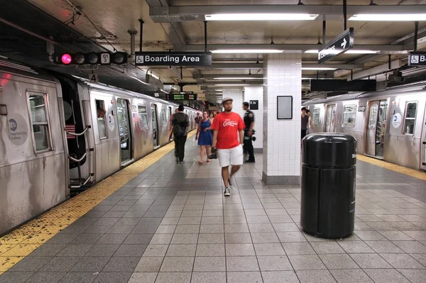 New York tunnelbana — Stockfoto