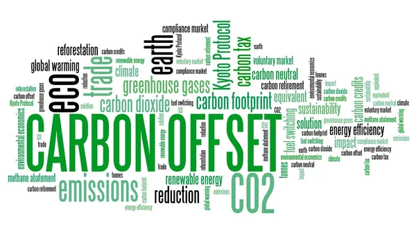 Carbon offset — Stockfoto