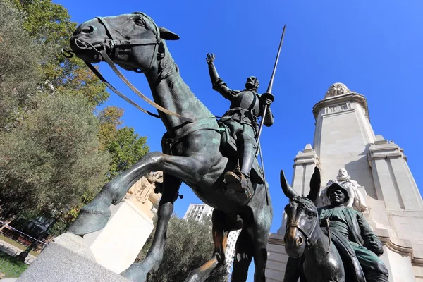 Μνημείο του Θερβάντες, Μαδρίτη — Φωτογραφία Αρχείου
