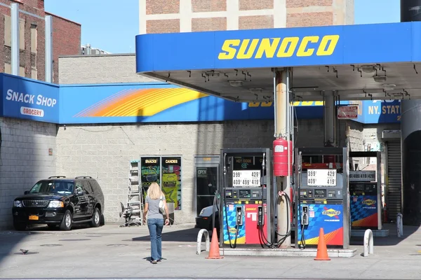 Distributore di benzina Sunoco — Foto Stock