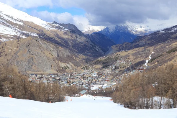 Valloire，法国阿尔卑斯山 — 图库照片