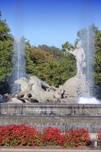 Neptuno en Madrid — Foto de Stock