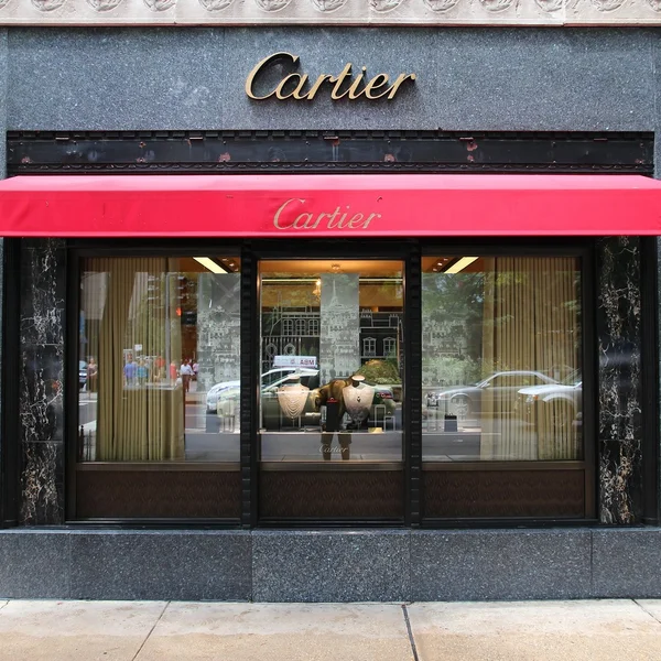 Cartier brand shop — Stock Photo, Image