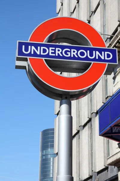 London Underground sign — Stock Photo, Image