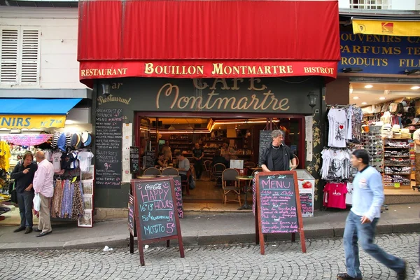 Cafe montmartre, Paris — Stockfoto