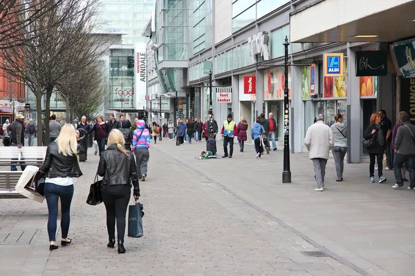Einkaufen in Manchester — Stockfoto