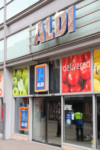 Aldi 英国 — 图库照片