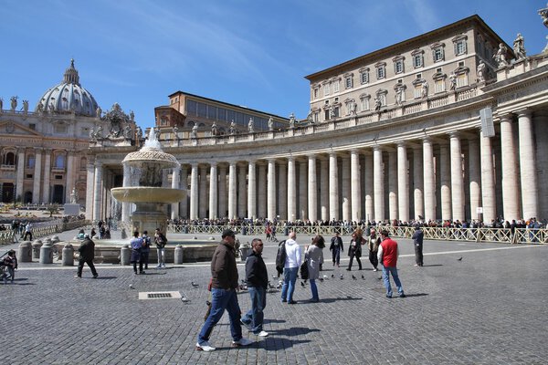 Vatican tourists