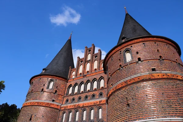 Holstentor, lübeck — Stockfoto