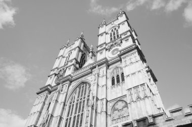 Westminster Abbey siyah beyaz
