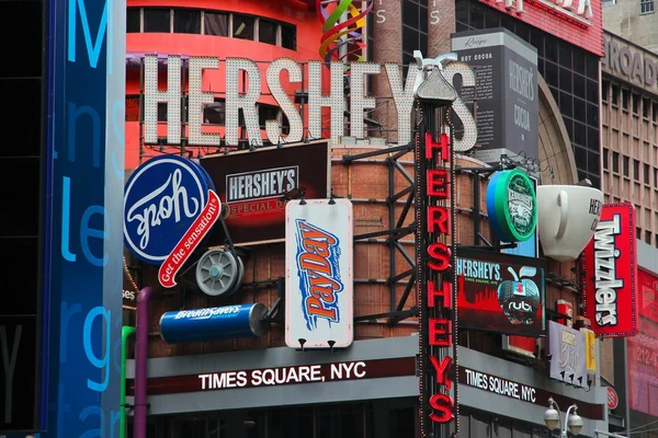 타임 스퀘어 Hersheys — 스톡 사진