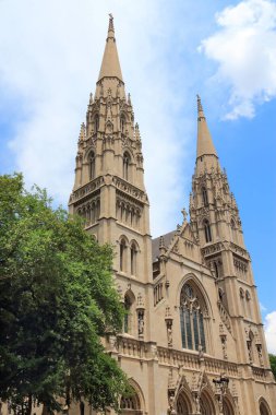 Pittsburgh şehri, Pennsylvania. St. Paul Katedrali - Roma Katolik Kilisesi Gotik revival tarzda.