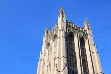 New York 'taki Brown Memorial Union İlahiyat Fakültesi. Morningside Tepeleri dönüm noktası.