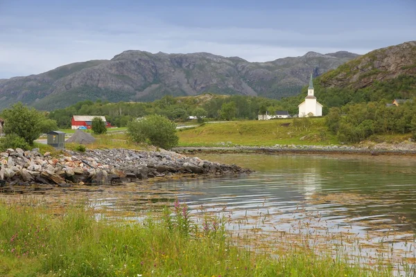 Norway landscape village — Stockfoto
