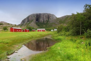 Norway - Torghatten place clipart