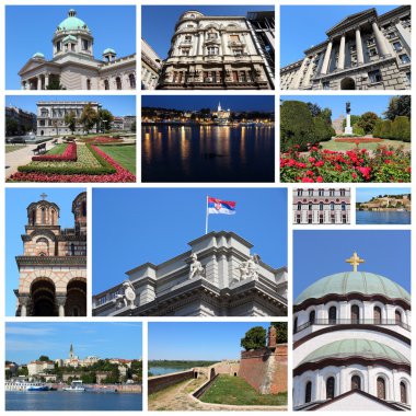 Belgrad fotoğraf kolaj seyahat