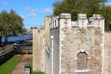 Londra Kulesi. UNESCO Dünya Mirası Alanı. Londra 'nın ortaçağ tarihi.