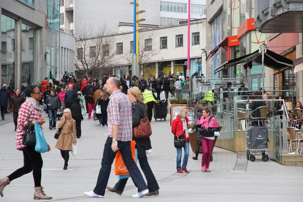 Menschen in Birmingham — Stockfoto