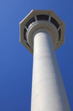Busan, Güney Kore 'nin simgeleri. Busan Kulesi 'nin park manzarası.