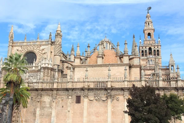Architettura della Cattedrale di Siviglia — Foto Stock