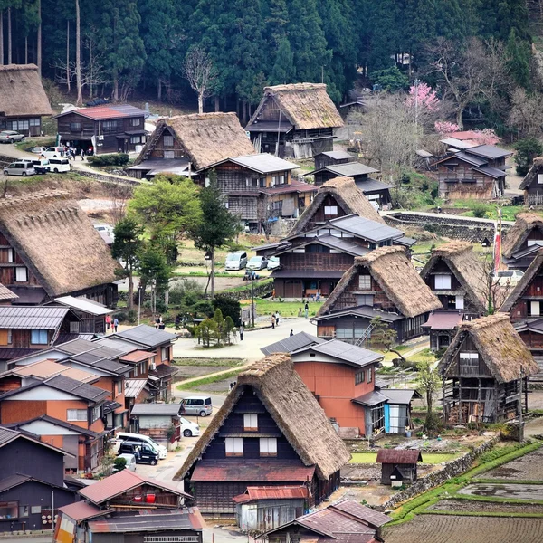 Japón - Arquitectura de Shirakawa — Foto de Stock