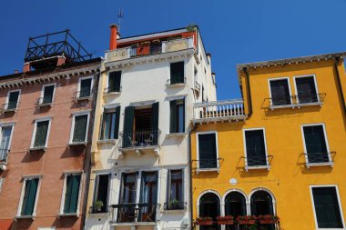 Campo Santo Stefano Meydanı Venedik, İtalya. Venedik UNESCO 'nun Dünya Mirası Bölgesi.