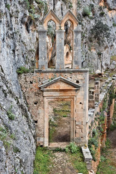 Verlaten klooster Crete — Stockfoto