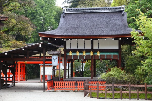 Shimogamo svatyně v Kjótského protokolu — Stock fotografie