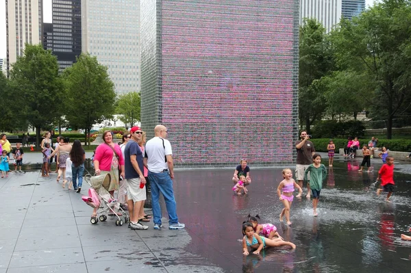 Dav fontána, Chicago — Stock fotografie