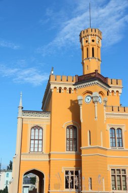 Wroclaw, Polonya - şehir mimarisi. Ana tren Gar Binası - Wroclaw Joseph.