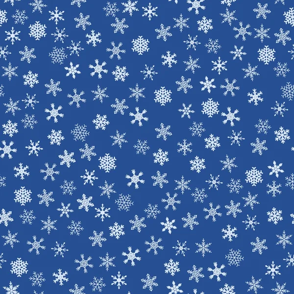 Copos de nieve azul vector — Vector de stock