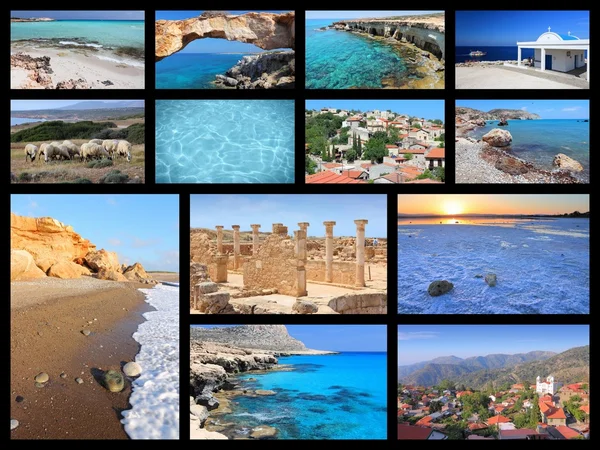 Cyprus - travel collage — Stock Photo, Image