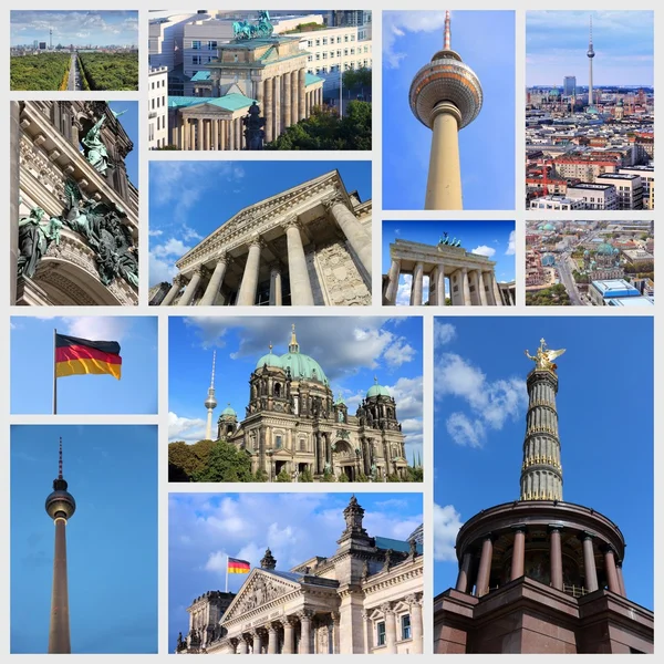Βερολίνο, Γερμανία - ταξίδια κολάζ — Φωτογραφία Αρχείου