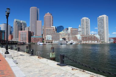 Boston şehrinin silüeti