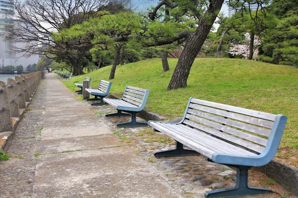 Tokio Hamarikyu Tuinen — Stockfoto