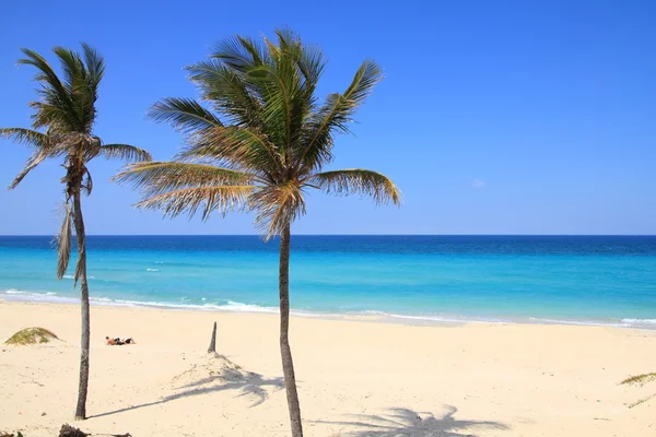 Uitzicht op het strand Cuba — Stockfoto