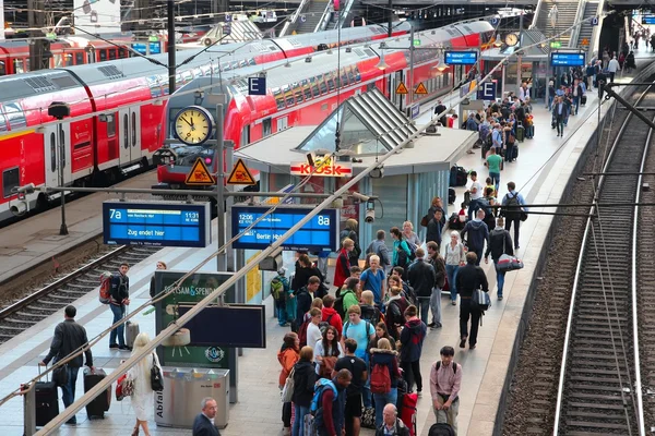 ドイツ ・ ハンブルグ駅 — ストック写真