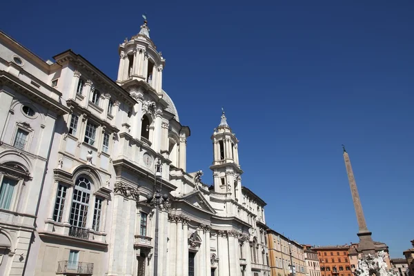 Piazza Navona, Рим — стоковое фото