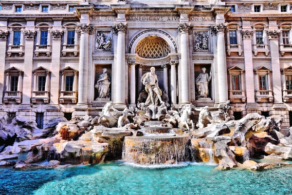 Trevi-brunnen, rom — Stockfoto