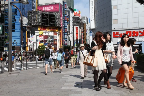 Tokyo personnes - vue sur la rue — Photo