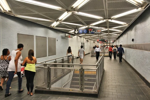Stacja metra, Nowy Jork — Zdjęcie stockowe