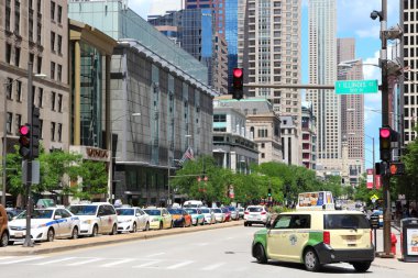 Chicago döngü Şehir Manzaralı