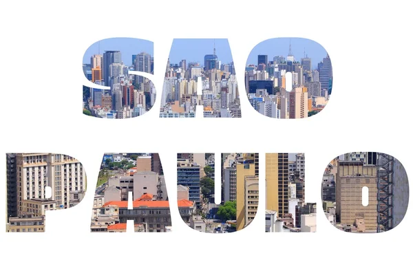 Sao paulo - Reiseschild — Stockfoto