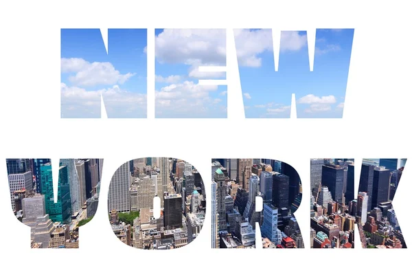 New York - travel sign — Stock Photo, Image