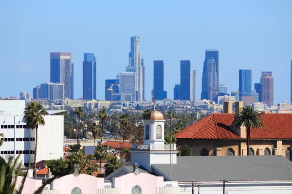 Skyline von Los Angeles — Stockfoto