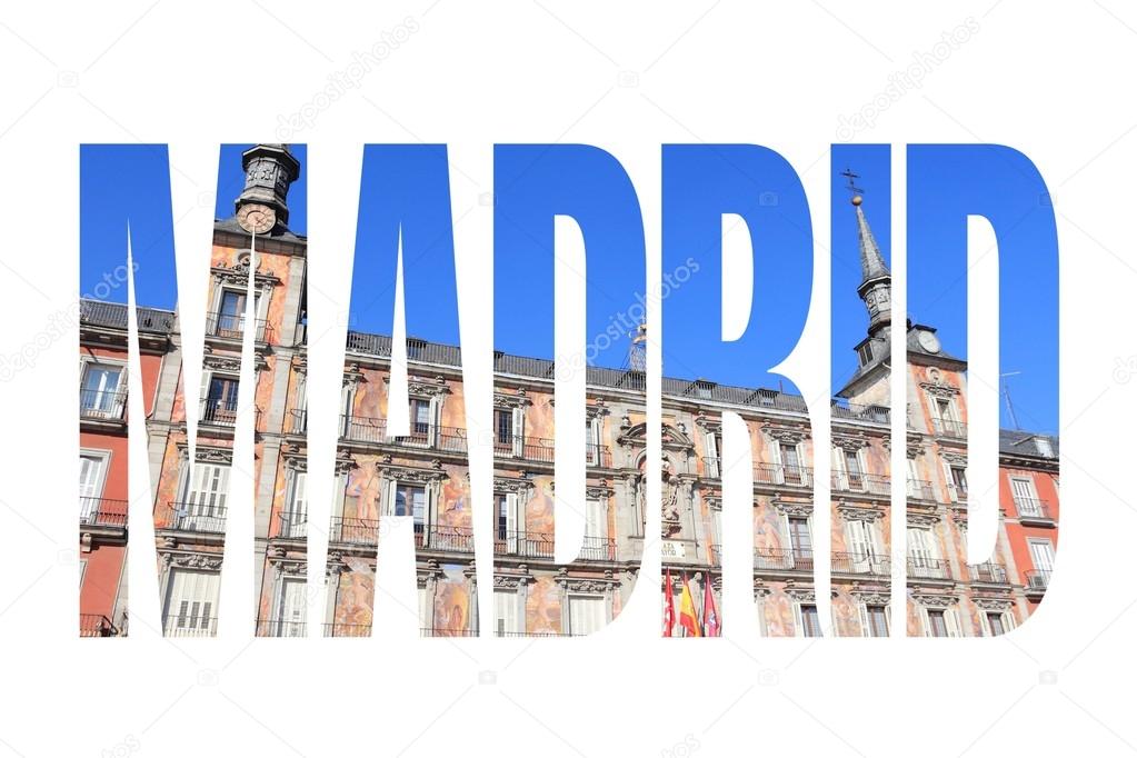 Madrid sign, Spain