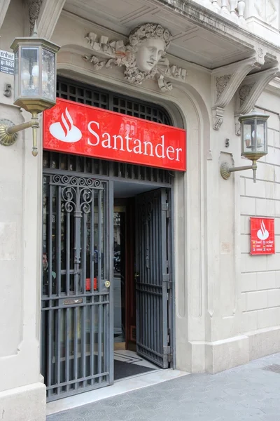 Santander Bank, Испания — стоковое фото