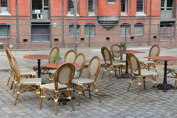 Hamburg kafe, Almanya — Stok fotoğraf