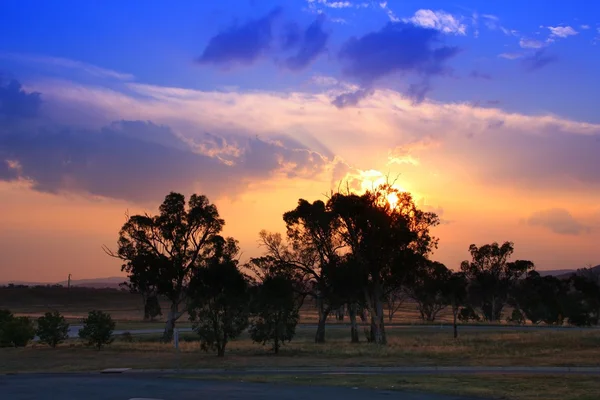 Avustralya günbatımı renkleri — Stok fotoğraf