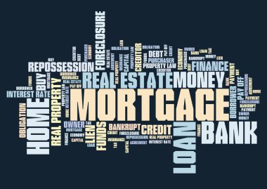 Mortgage - kelime bulutu